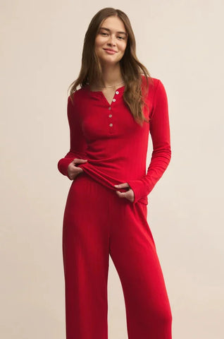 Holly Pointelle LS Top