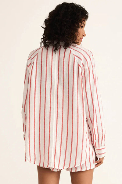 Perfect Linen Stripe Top