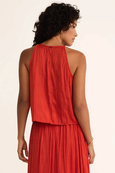 Fiore Crinkle Satin Tank