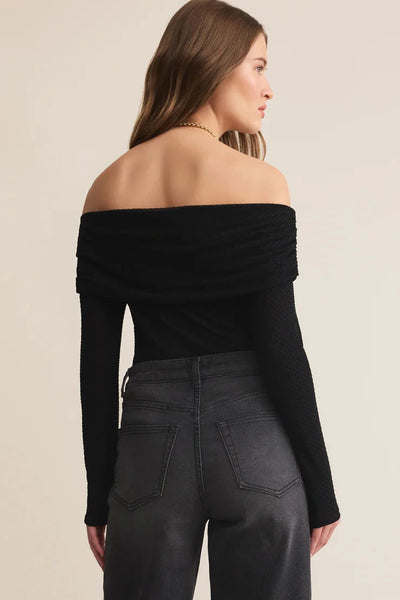 Whimsy Off Shoulder Mesh Top