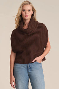 Cate Sleeveless Turtleneck Sweater