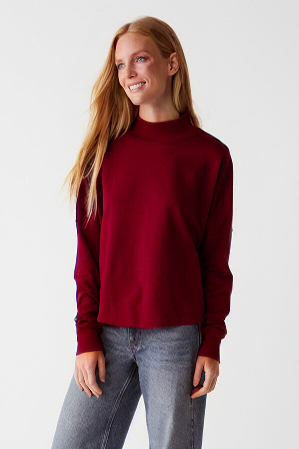 Mila Mock Neck Sweatshirt