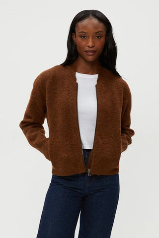 Lidia Cropped Bomber Jacket